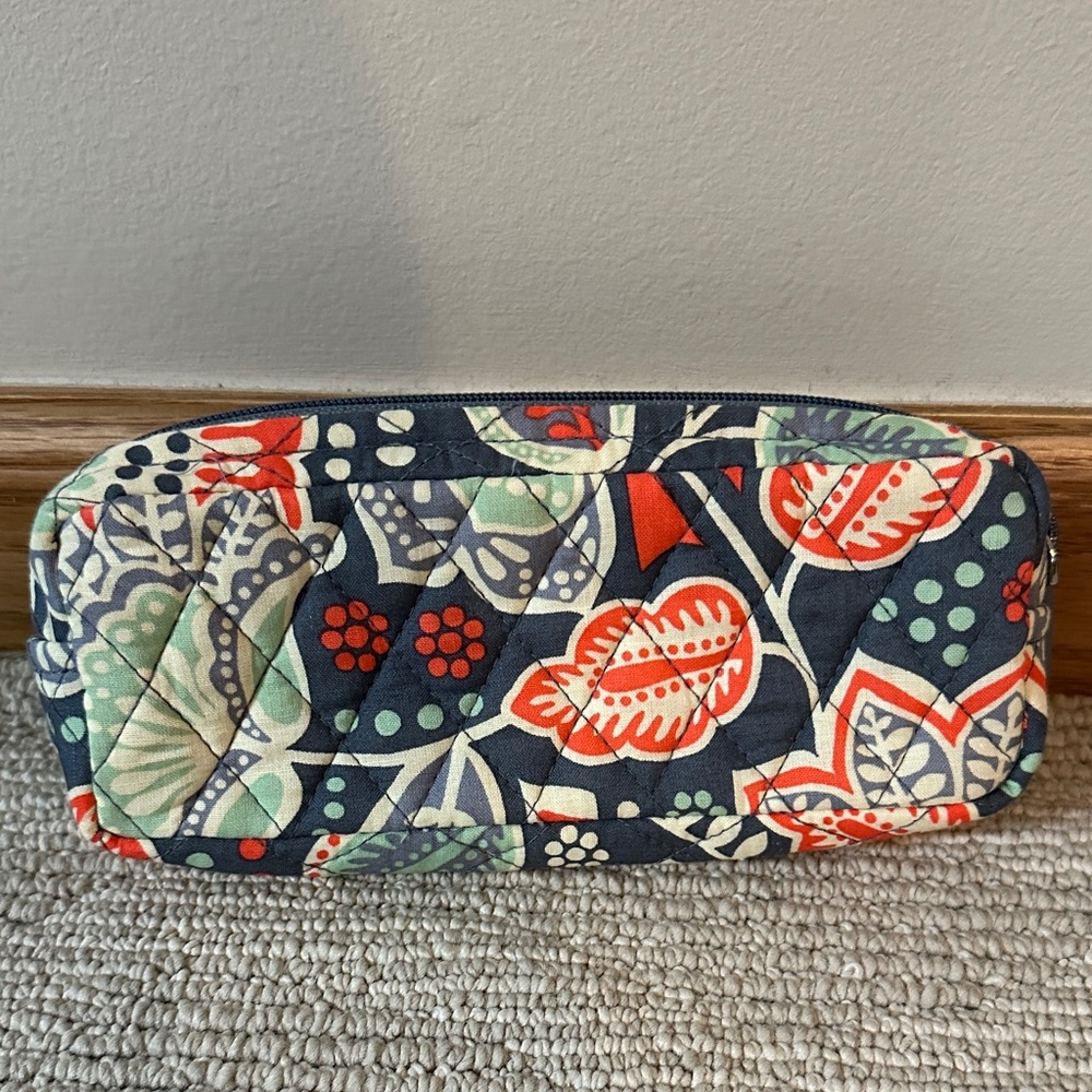Vera Bradley Small Cosmetic Case in the Nomadic Floral pattern
